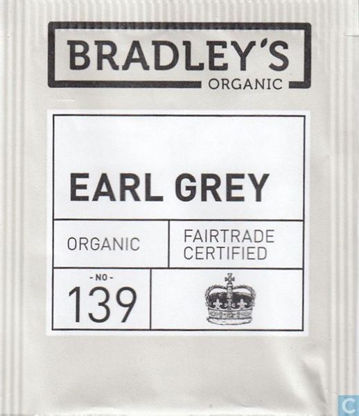 Billede af Bradley's Te breve Earl Grey Økologisk.<br/>100 breve.