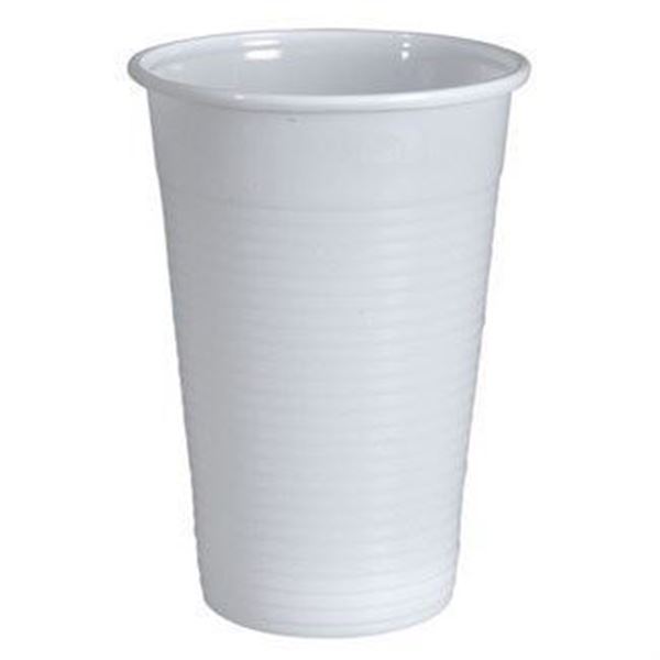 Billede af Drikkebæger/automatbæger<br/> 21 cl x 3000 stk.<br/> hvid plast