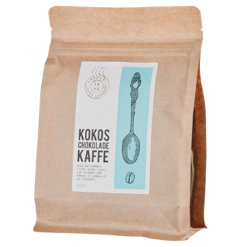 Vis detaljer for Kokos Chokolade Kaffe<br/>10 x 250 g Billede af Kokos Chokolade Kaffe<br/>10 x 250 g
