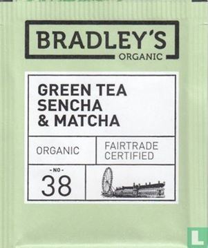 Billede af Bradley's Te breve Grøn te Sencha & Matcha<br/> Økologisk<br/>100 breve.