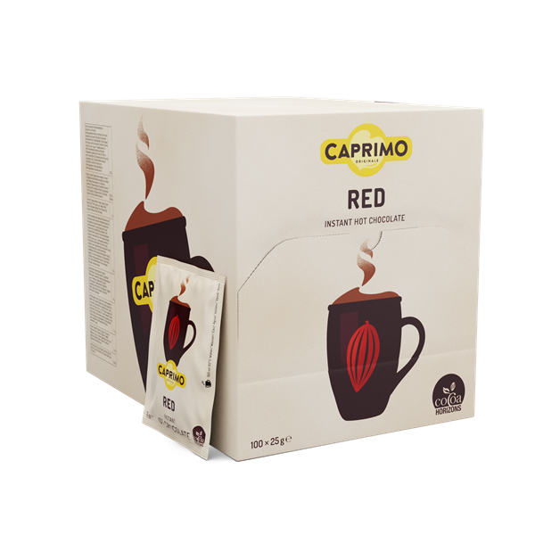 Billede af Chokoladedrik Caprino breve.<br/>100 breve.