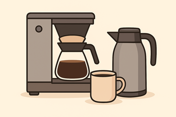 Billede af Filterkaffe & termokande.