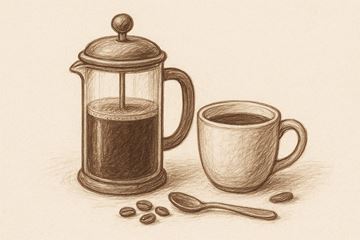 Billede af Stempelkande kaffe.