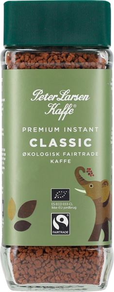 Billede af Peter Larsen Instant  Kaffe<br/> Økologisk / Fairtrade<br/> 100 g glas.