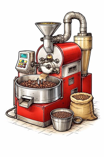 Billede af Ristning af Kaffe